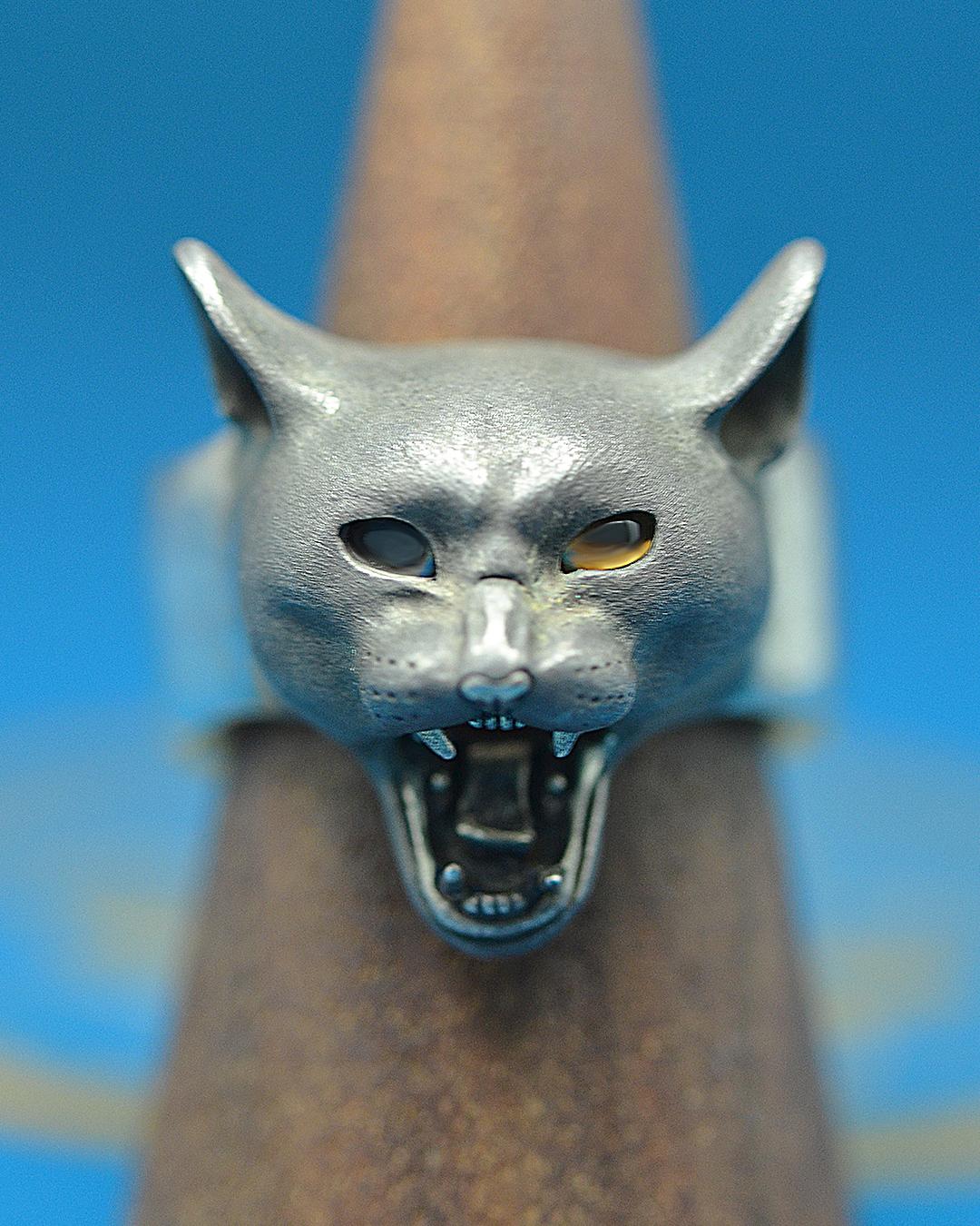 ネコ科の怒りリング～第一弾ねこ～の画像