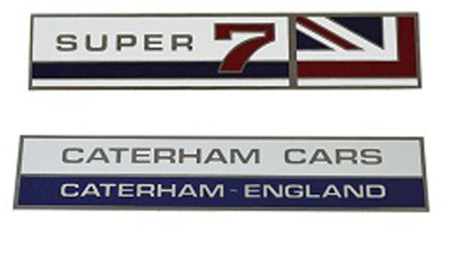 リヤパネルメタルバッジ・1990年代SUPER 7/CATERHAM CARS画像
