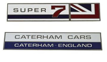 リヤパネルメタルバッジ・1990年代SUPER 7/CATERHAM CARS画像
