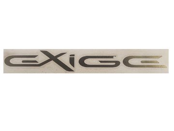 デカール、「EXIGE」、シルバー、 リアクラムシェル、ロータス エクシージ S2の画像