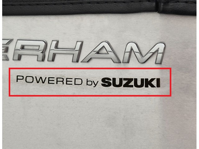デカール、POWERED BY SUZUKI、ブラック、Seven 160、170の画像