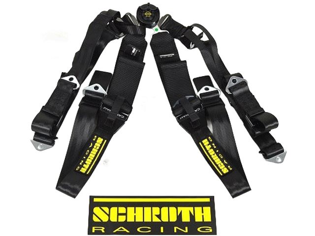 シートベルト、4点式 (+ 2点クラッチストラップ)、クイックリリース、 右 (運転席側)、SCHROTH 製、ケーターハムの画像