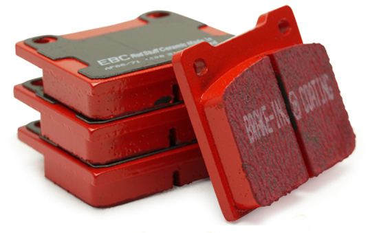 ブレーキパッド左右セット、フロントSTDキャリパー・赤の画像