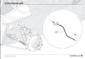 ブレーキホース・フロント・ステンメッシュ・2ポットキャリパー・S3画像