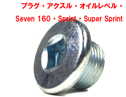 プラグ・アクスル・オイルレベル・ Seven 160・Sprint・Super Sprint画像