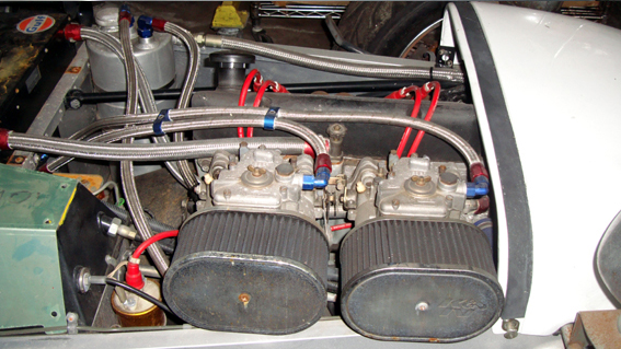 スロットルケーブル・左/右ハンドル・ ツインキャブ・ペダルボックスカバー付89以降の画像