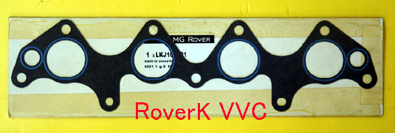 ガスケット、ロアー、インレットマニホールド～シリンダーヘッド、K-series VVC & VHPD エンジン、エリーゼ S1-S2 (K-VVC)、エクシージ S1の画像