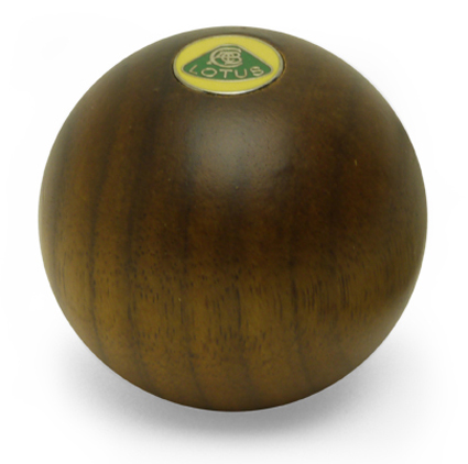 シフトノブ・ロータス・ウッド丸型5/16ピッチグリーン x イエローロータス エラン、ヨーロッパの画像