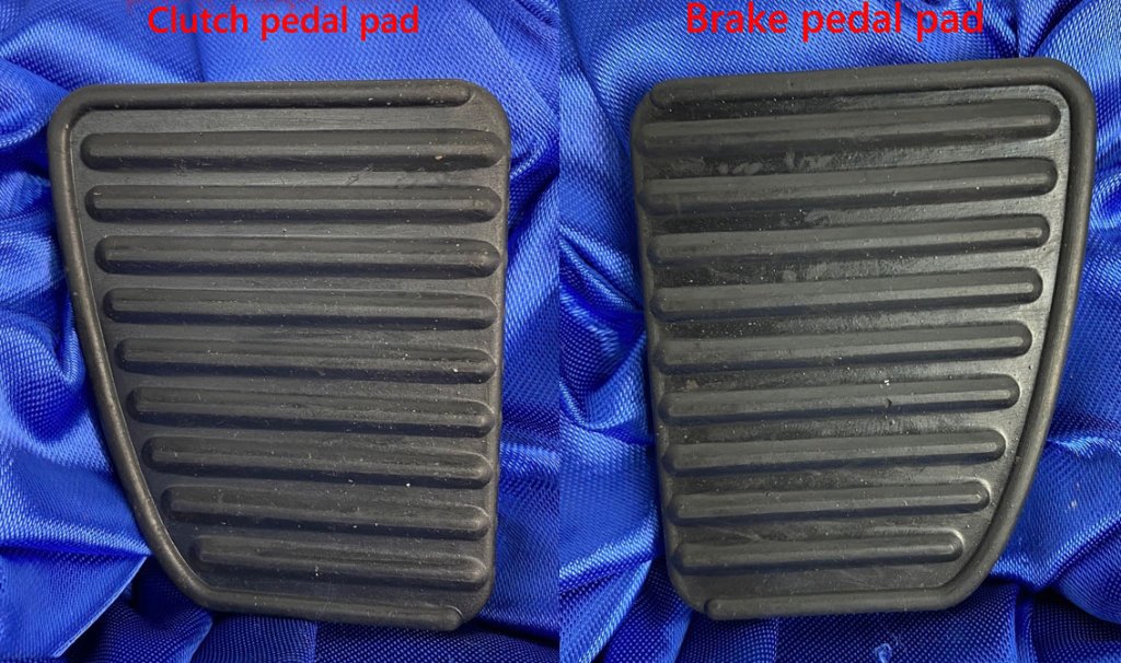 ブレーキ・クラッチペダル・ゴムパッド・ロータス・エランS1の画像