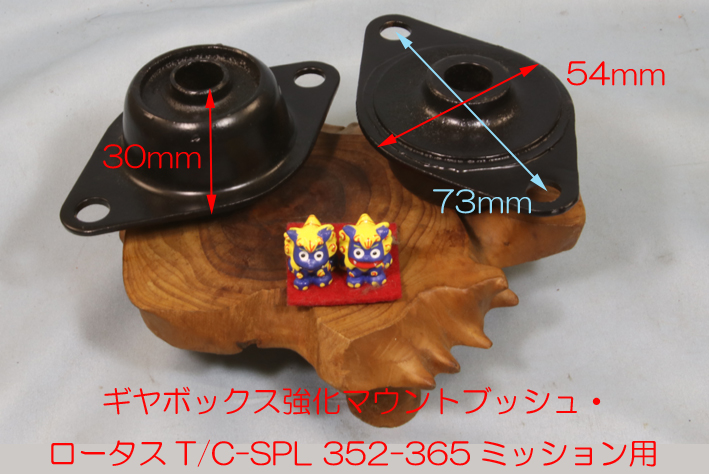ギヤボックス強化マウントブッシュ・ロータスT/C-SPL 352-365ミッション用の画像