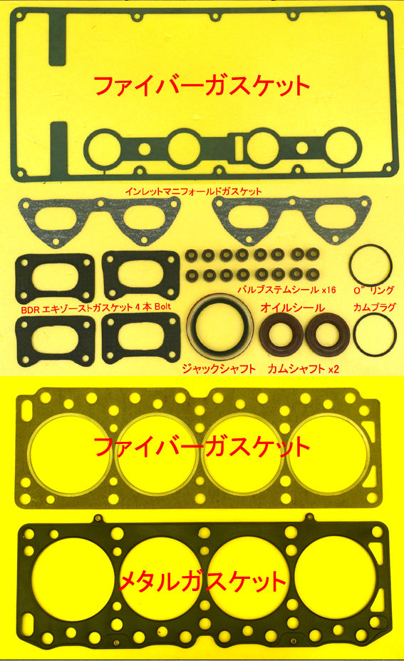 ヘッドガスケットセット・BDRの画像