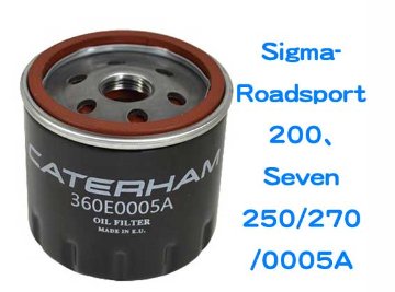 オイルフィルター・CATERHAM ロゴ・Sigma　RS200 (S)・Seven 250・270画像