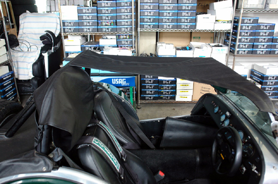 ハーフフード (幌)・ビニール・S3・2006年以降・STD ロールバー車・イージーインジッパー開閉付の画像