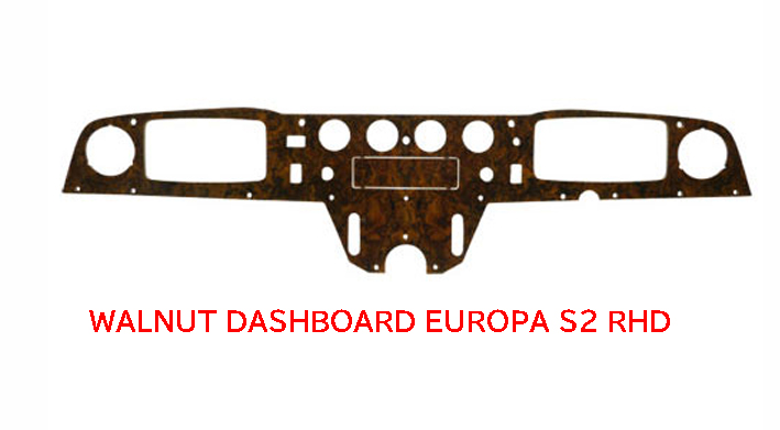 ウォールナット・ダッシュボード・ヨーロッパ・S2右ハンドルの画像