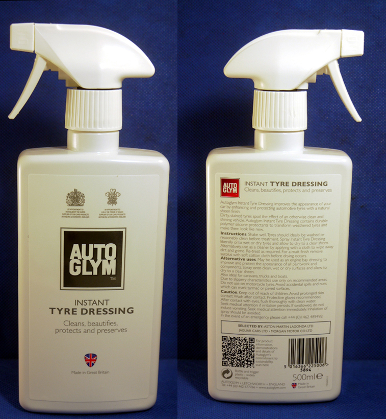 オートグリム・インスタント・タイヤ・ドレッシング500mlの画像