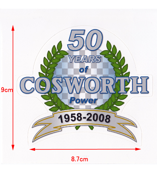 コスワース50thステッカー1958～2008の画像