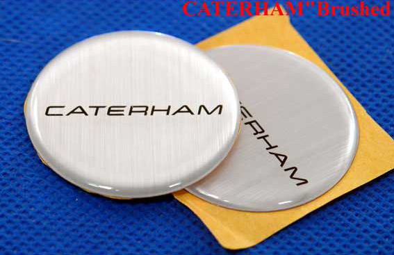 アルミホイールセンターバッジ ・CAETERHAMブラッシュドクローム2013以降の画像
