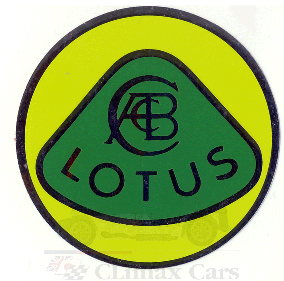 ステッカー・ロータス旧ロゴ・アルミ地の画像