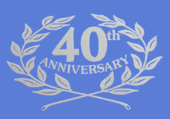 ステッカー・デカール・ボンネット・40周年記念・シルバーの画像