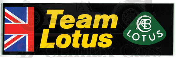 ステッカー・チームロータス+ユニオンジャックの画像
