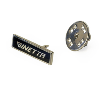 ピンバッチ・ジネッタ・GINETTA・ブラックの画像