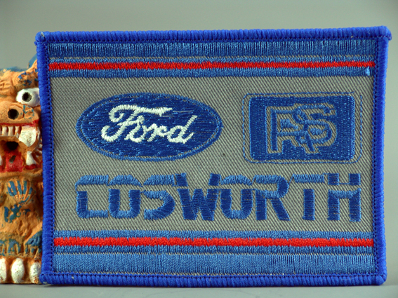 布バッジ・RSコスワース青の画像