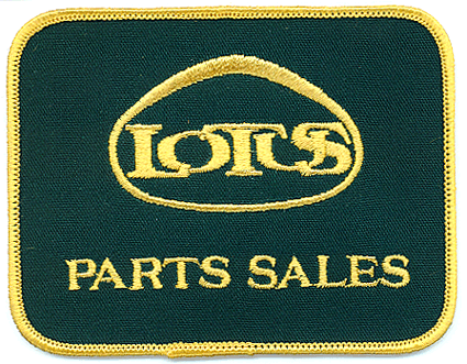 布バッジ・ロータス・パーツセールスの画像