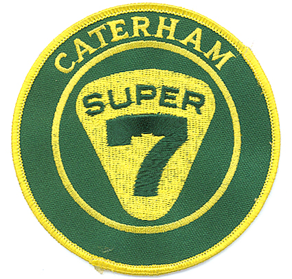 布バッジ・CATERHAM・4"丸の画像