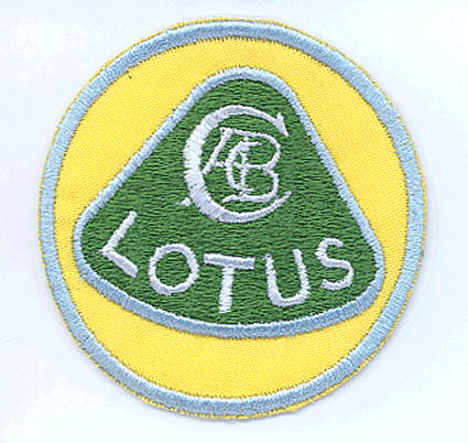 布バッジ ・ロータス旧ロゴ・丸3"の画像