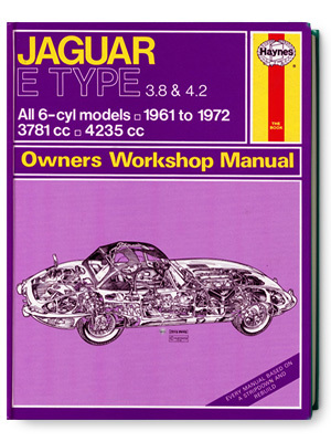 JAGUARジャグァー E-TYPE Owners ワークショップ・マニュアルの画像