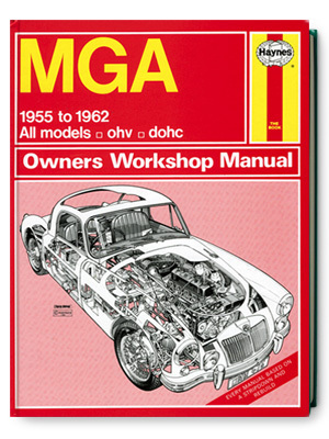 MGA・オーナーズ・ワークショップ・マニュアルの画像