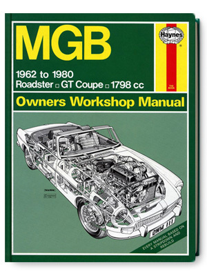 MGB・オーナーズ・ワークショップ・マニュアル1962年から1980年画像