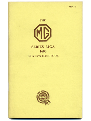MGA 1600・ドライバーズ・ハンドブック画像