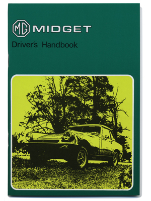 MG ミジェット MK3・ドライバーズ・ハンドブック・1978画像