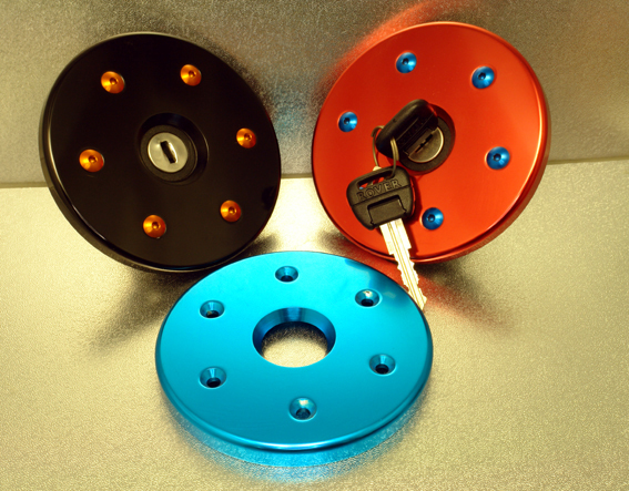 Roverインジェクション用・燃料フィラーキャップカバーの画像