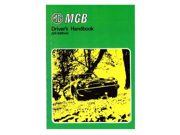 オーナーズハンドブック、MGB USA 1979年以降画像
