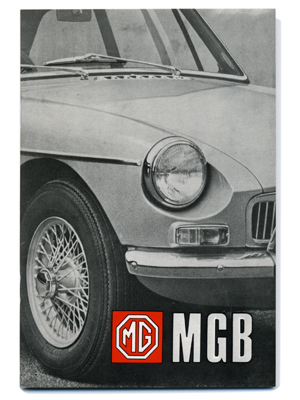 MGB & GT・オーナーズ・ハンドブック・1968画像