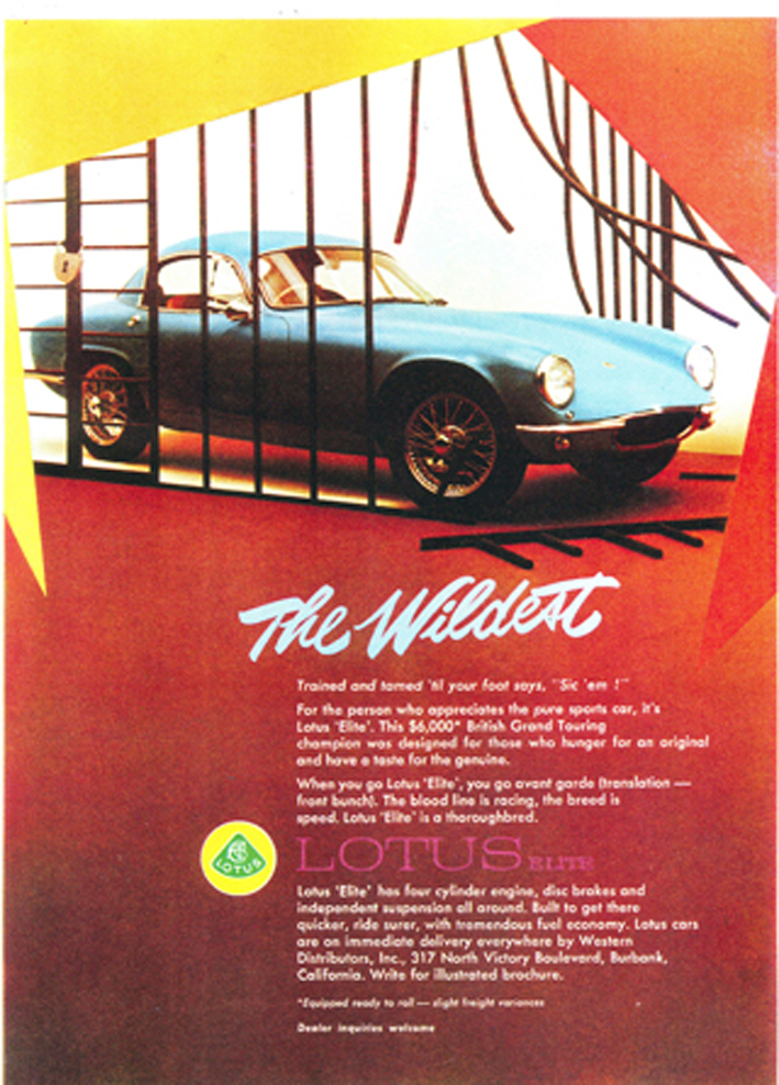 "ポスター、ロータス、エリート MK14、A3サイズプリント"の画像