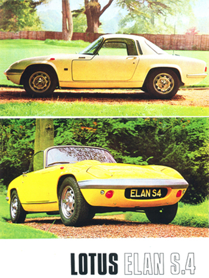 "ポスター、ロータス、エランS4、A3サイズプリント"の画像