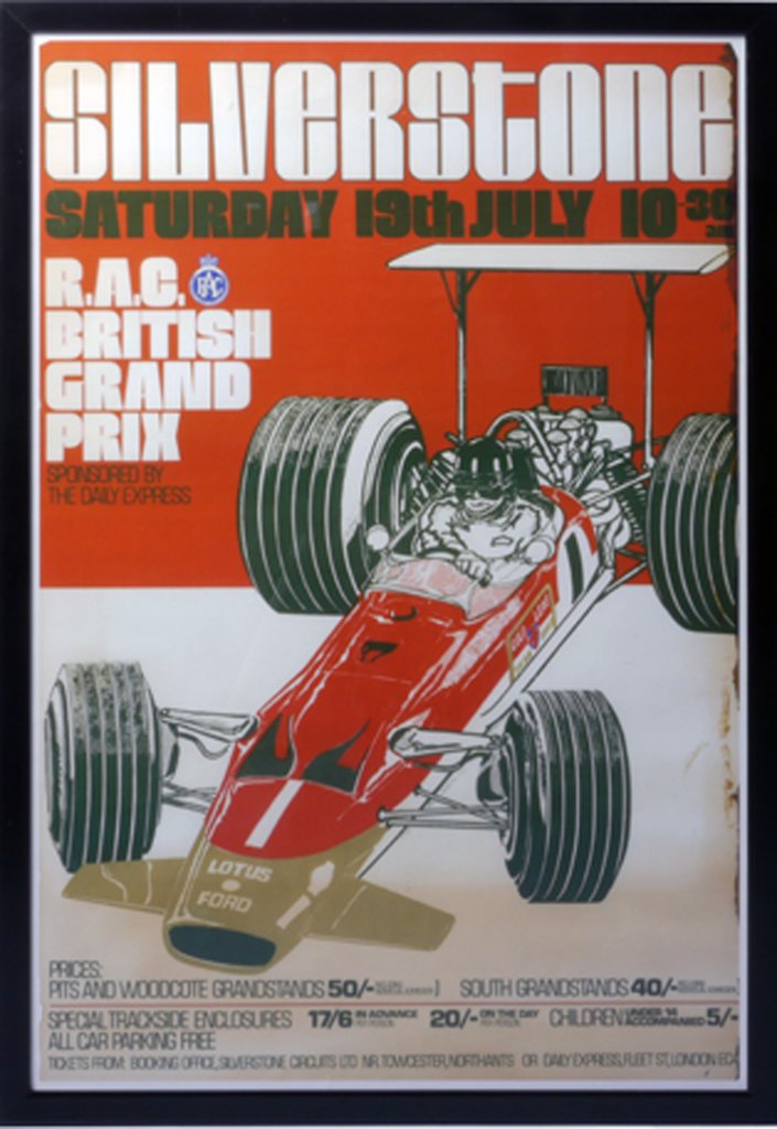 "ポスター、フレーム入り、「LOTUS49」 リプリント"の画像