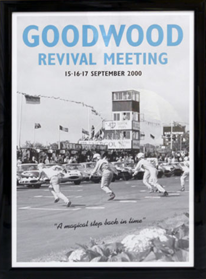 "ポスター、フレーム入り、グッドウッドリバイバル 2000年"の画像