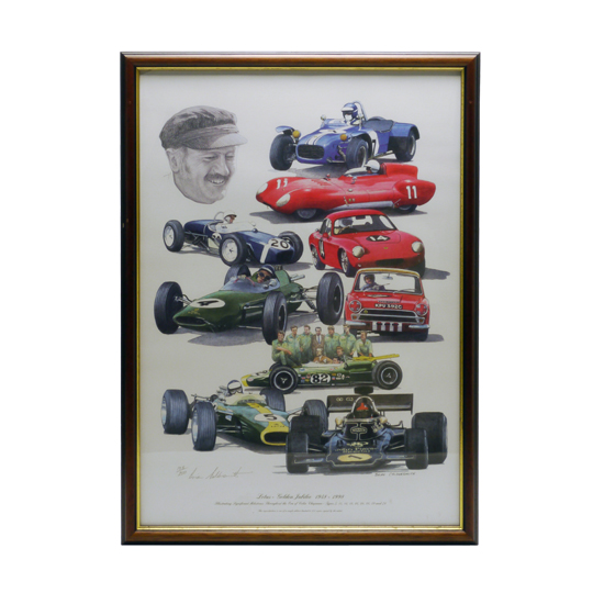 "プリント、フレーム入り、ロータスゴールデンジュビリー　250枚限定版"の画像