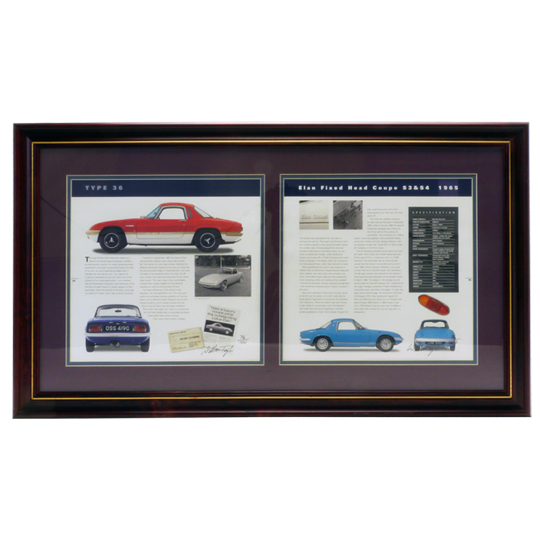 "フレーム入りブックページ(2窓タイプ)、著者直筆サイン入り、タイプ36"の画像