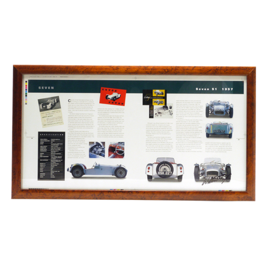 "フレーム入りブックページ、著者直筆サイン入り、セブン"の画像