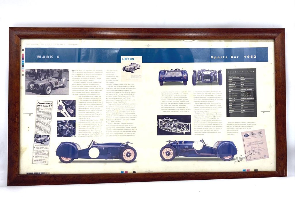 "フレーム入りブックページ、著者直筆サイン入り、マーク6"の画像