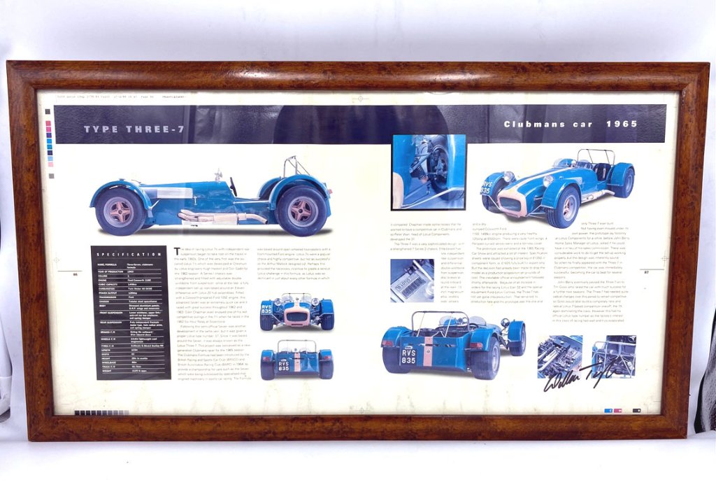 "フレーム入りブックページ、著者直筆サイン入り、タイプ37"の画像