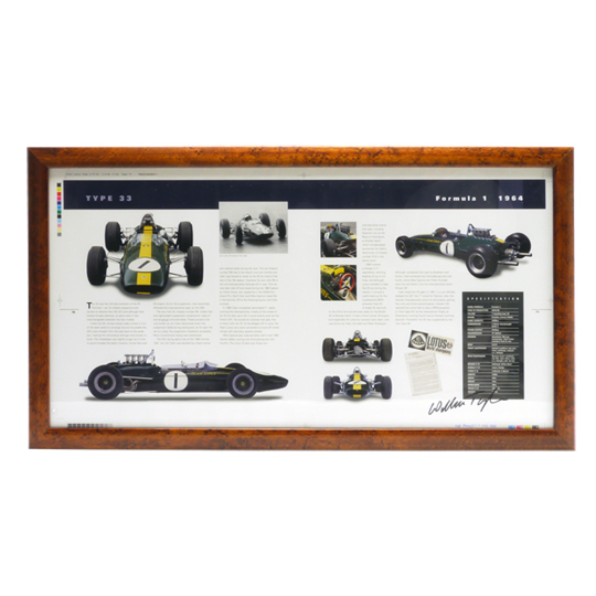 "フレーム入りブックページ、著者直筆サイン入り、タイプ33"の画像