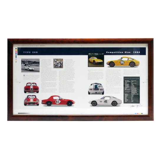 "フレーム入りブックページ、著者直筆サイン入り、タイプ26R"の画像