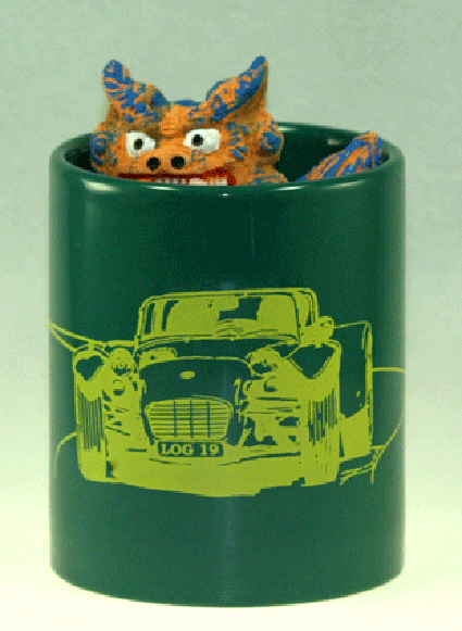 ケーターハム・マグカップ緑の画像