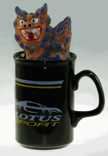 ロータス・Sマグカップ黒画像